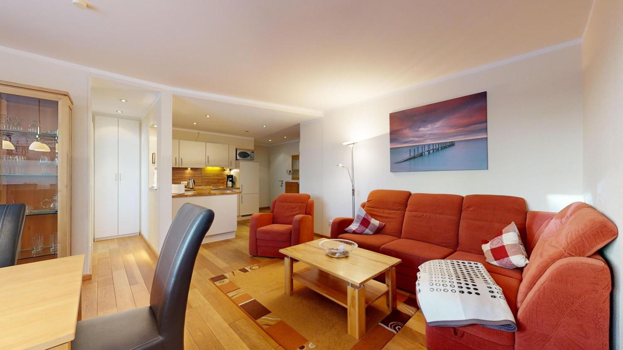 Strandnahe Fewos Mit 2 Schlafzimmern Und Terrasse Oder Balkon, Caspar David, Apartment Binz